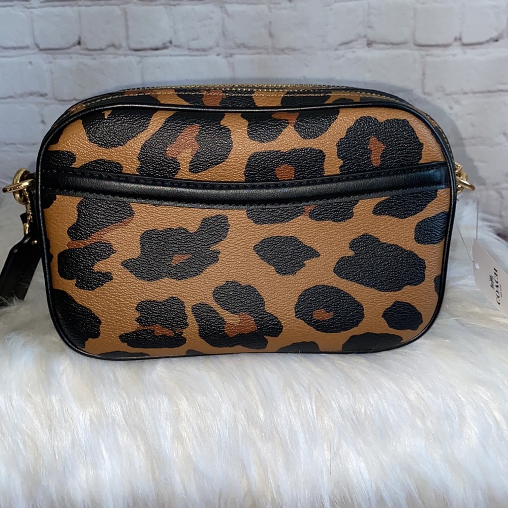 🐆Coach LEOPARD JES Crossbody and TRIFOLD Wallet 2pc Set - Picture 8 of 12